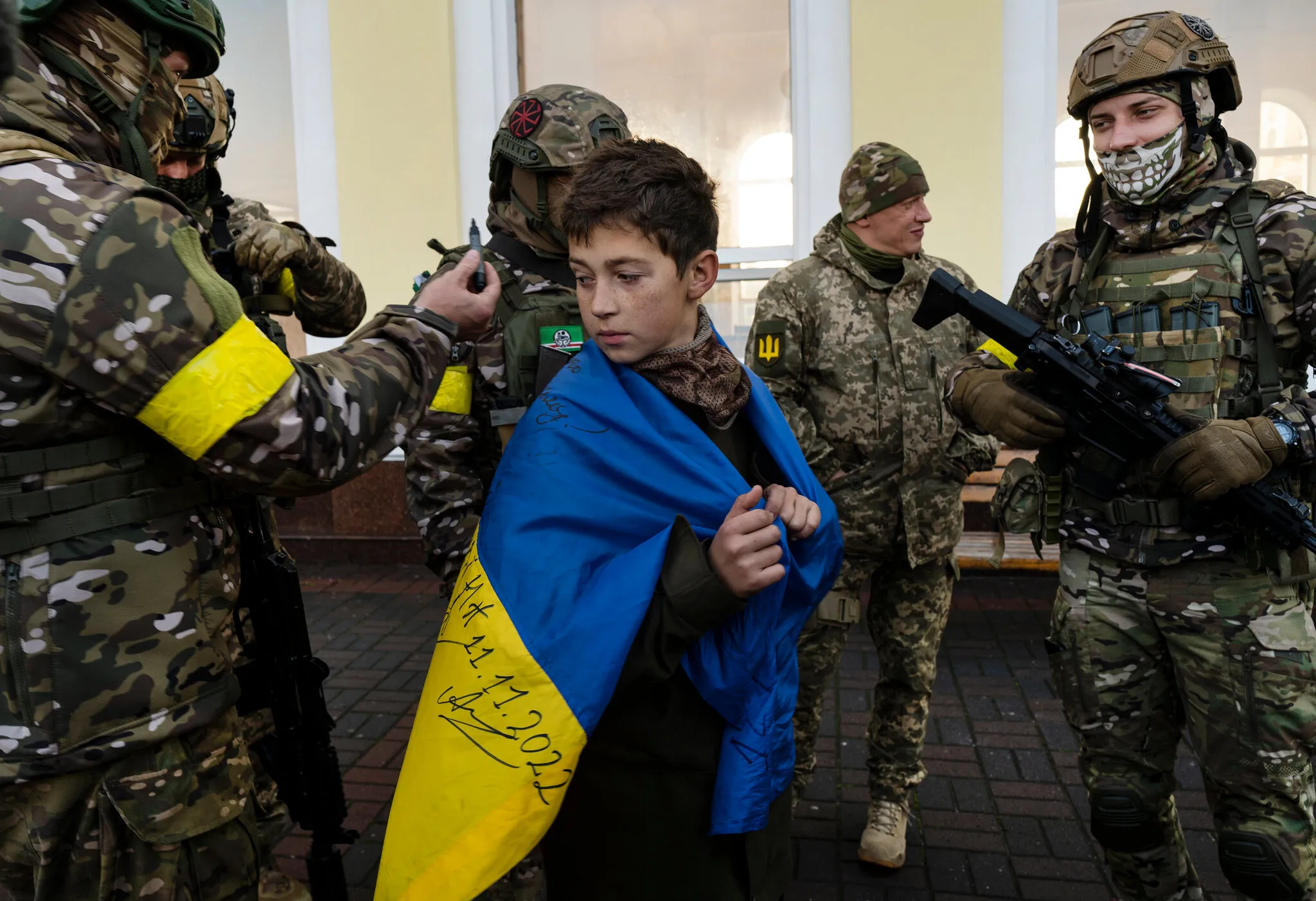 Українці святкували повернення Херсона.